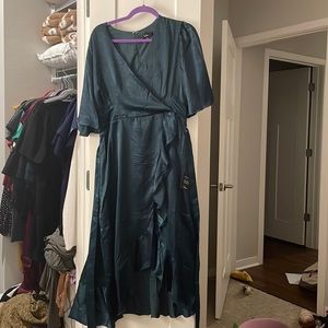 Dark green dress